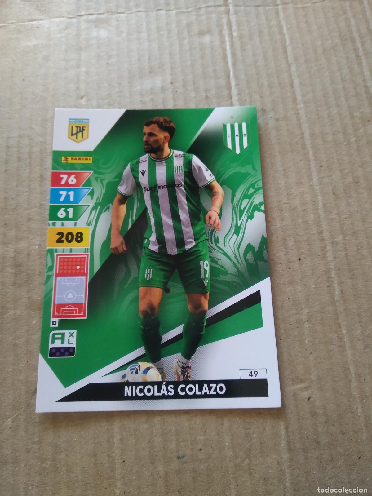 Cromos de F&uacute;tbol: 49 NICOLAS COLAZO BANFIELD CROMO FUTBOL PANINI ARGENTINO 2025 LIGA ARGENTINA ADRENALYN