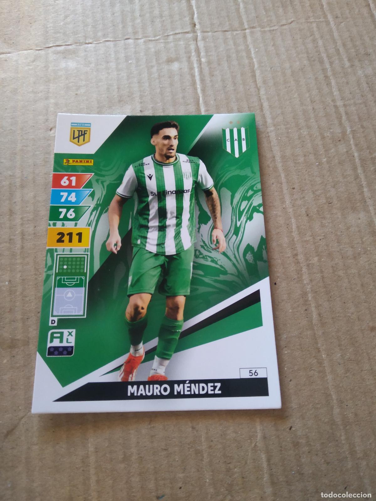 Cromos de F&uacute;tbol: 56 MAURO MENDEZ BANFIELD CROMO FUTBOL PANINI ARGENTINO 2025 LIGA ARGENTINA ADRENALYN