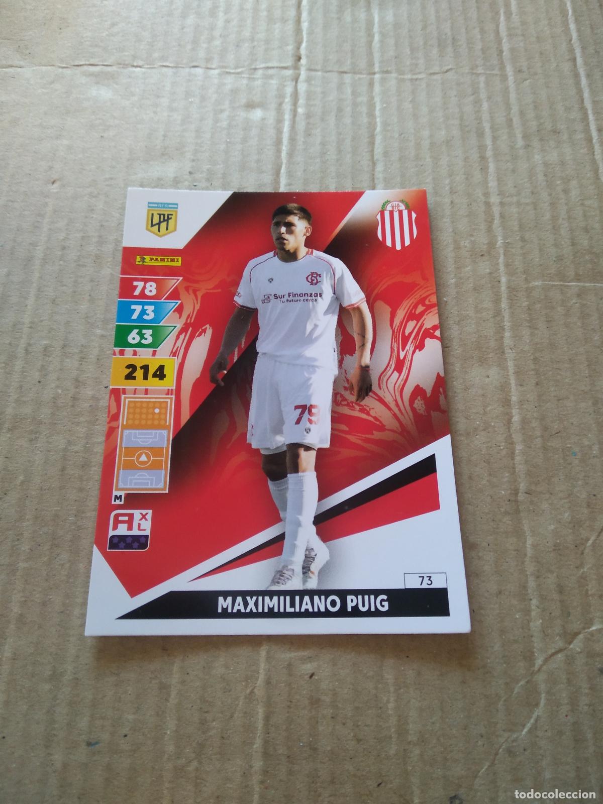 Cromos de F&uacute;tbol: 73 MAXIMILIANO PUIG BARRACAS CENTRAL CROMO FUTBOL PANINI ARGENTINO 2025 LIGA ARGENTINA ADRENALYN