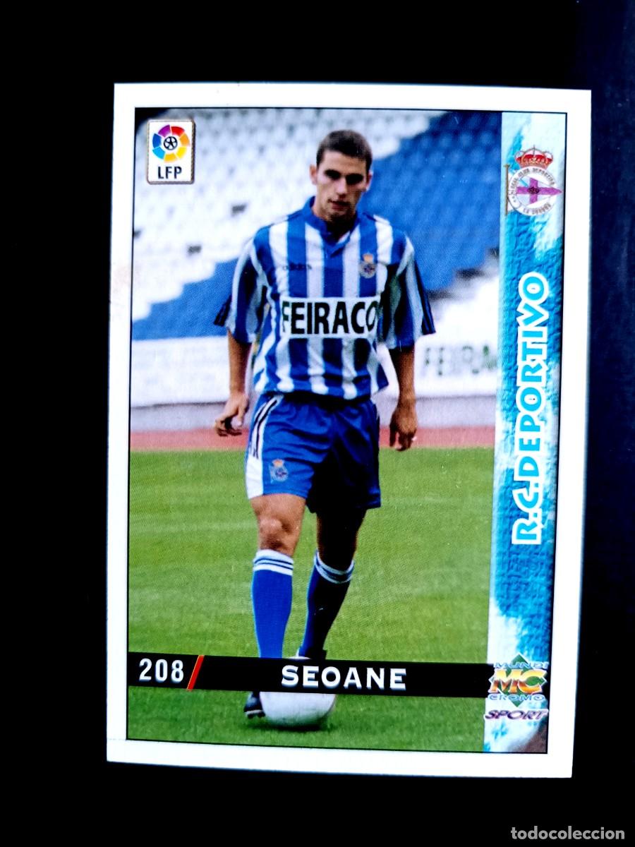 Cromos de F&uacute;tbol: 208 SEOANE - R.C.DEPORTIVO LA CORU&Ntilde;A - BAJA DE MUNDICROMO 98/99