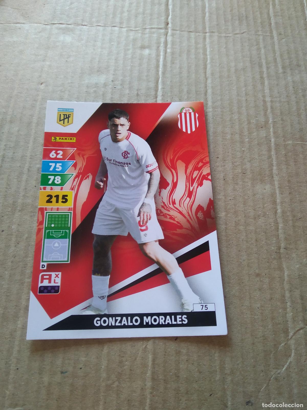 Cromos de F&uacute;tbol: 75 GONZALO MORALES BARRACAS CENTRAL CROMO FUTBOL PANINI ARGENTINO 2025 LIGA ARGENTINA ADRENALYN