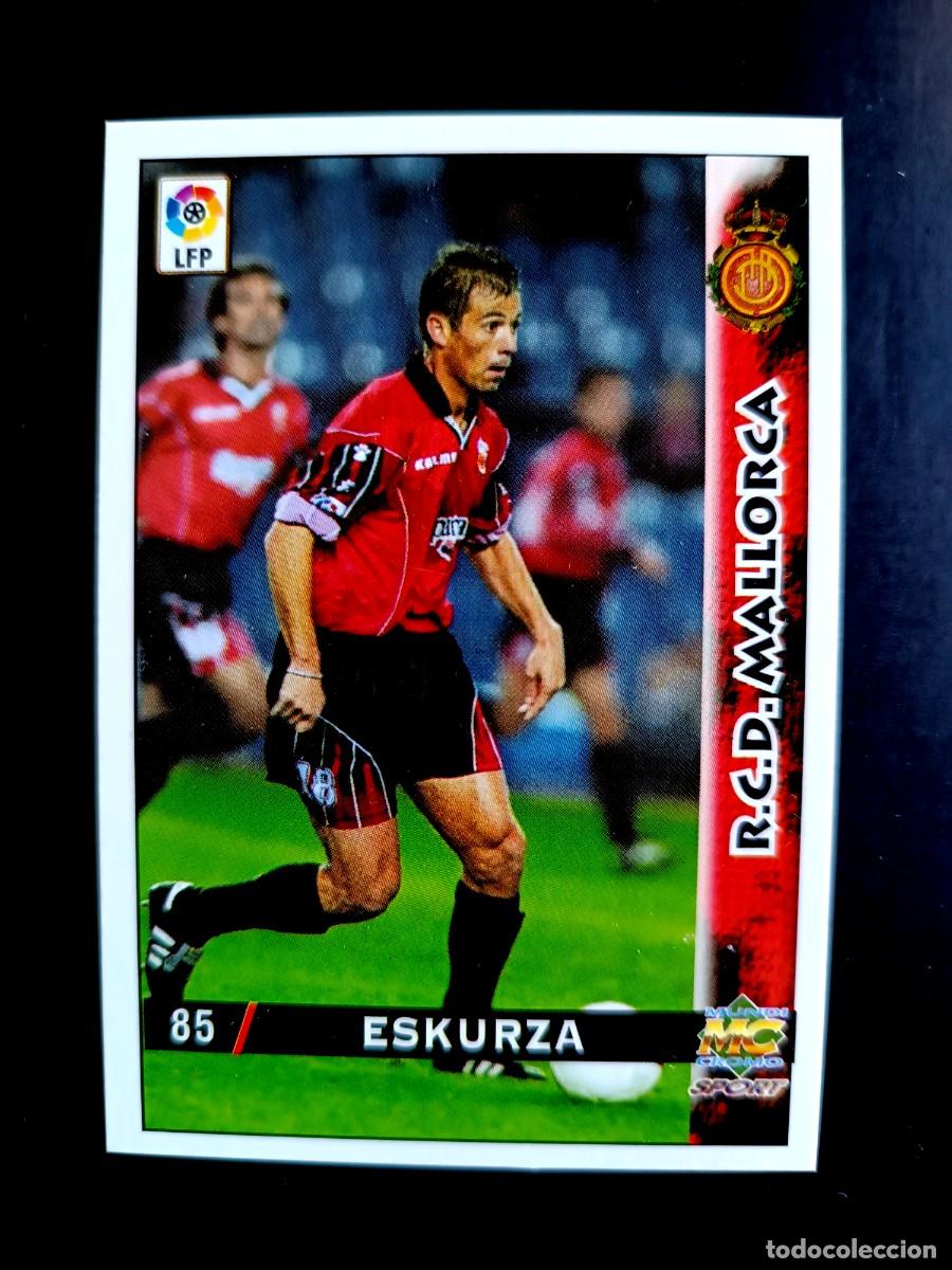 Cromos de F&uacute;tbol: 85 ESKURZA - R.C.D. MALLORCA - BAJA DE MUNDICROMO 98/99