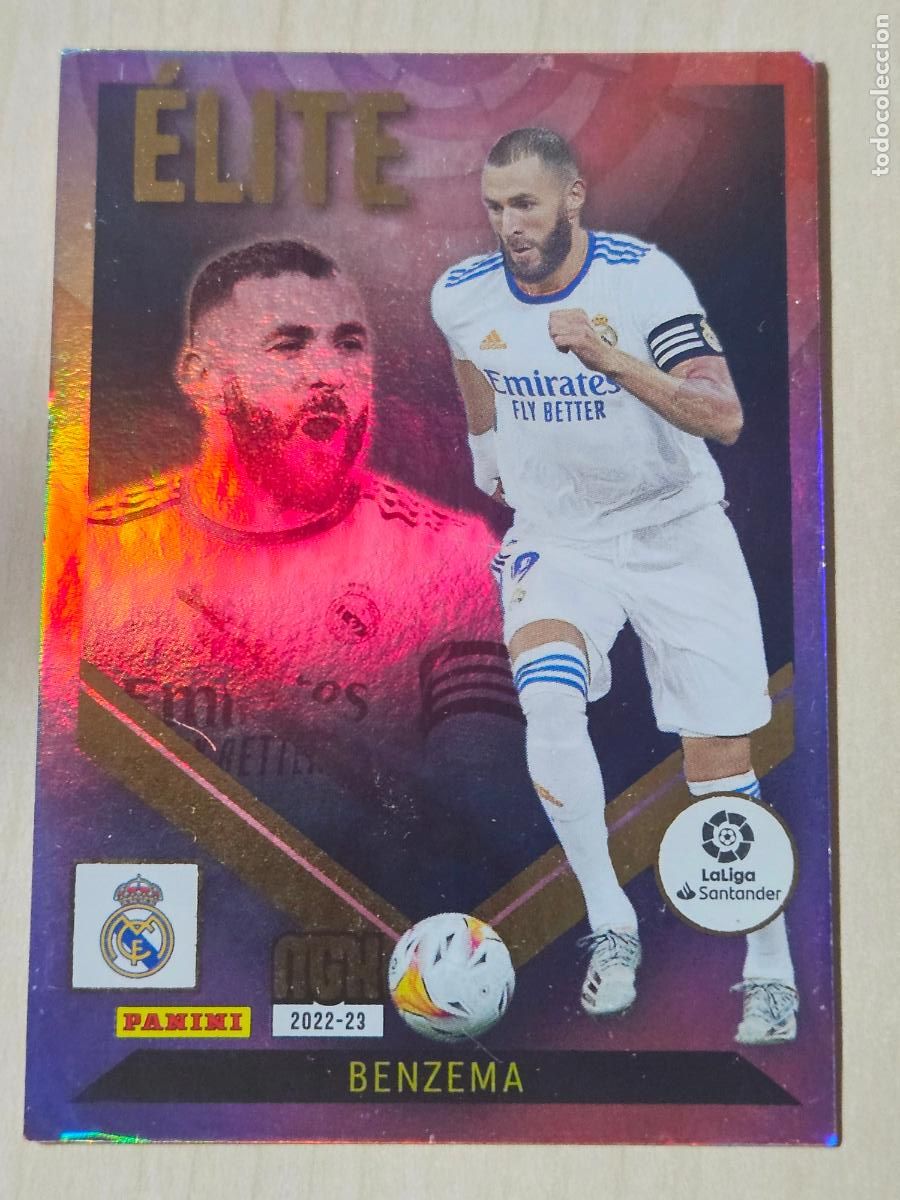 Fu&szlig;ball-Sticker: CROMO N&ordm; 1 BENZEMA - MEGACRACKS 2022 23 - ELITE