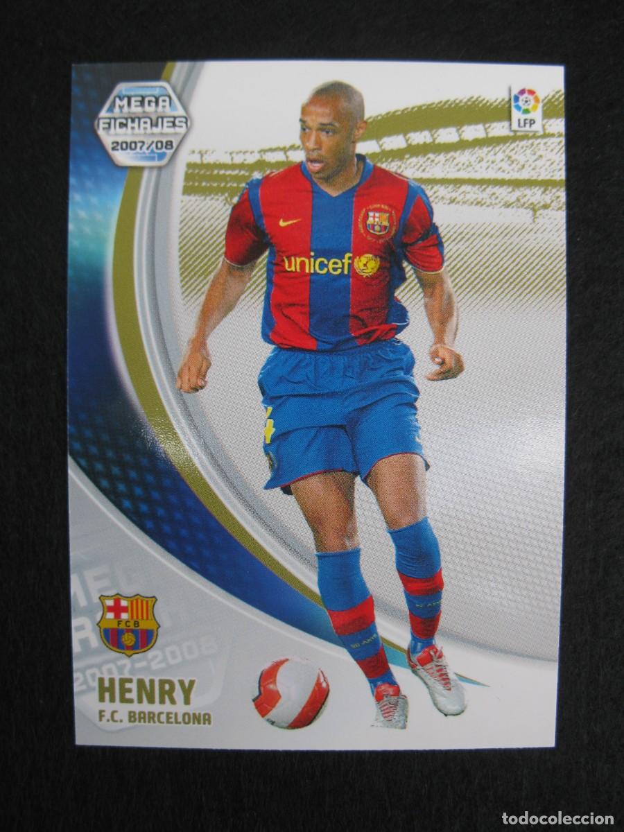 Cromos de F&uacute;tbol: HENRY (F.C. BARCELONA) - N&ordm; 497 - MEGAFICHAJES - MEGACRACKS 2007-2008 - PANINI - 07-08.