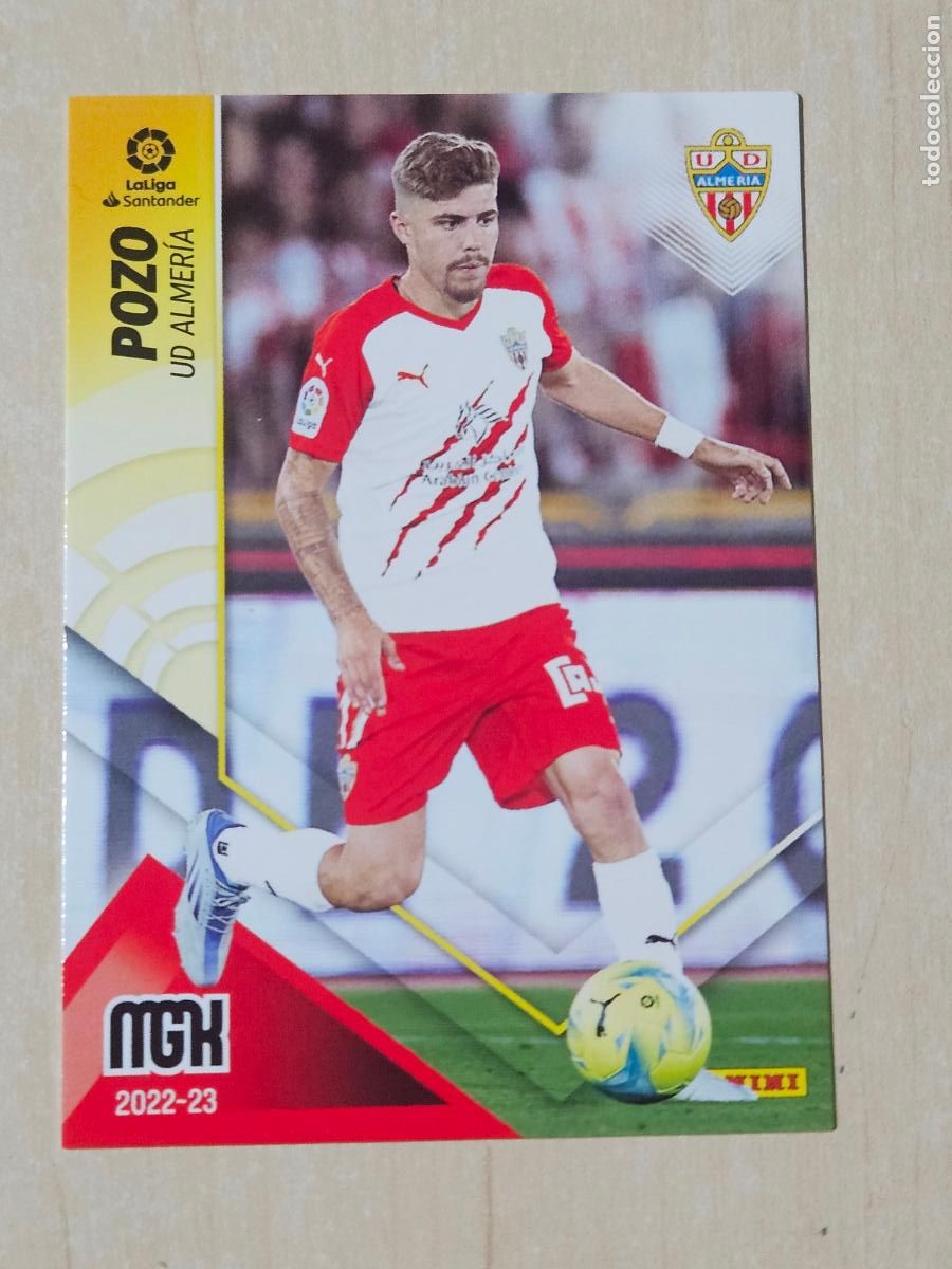 Figurine di Calcio: CROMO N&ordm; 13 POZO - MEGACRACKS 2022 23 - ALMERIA