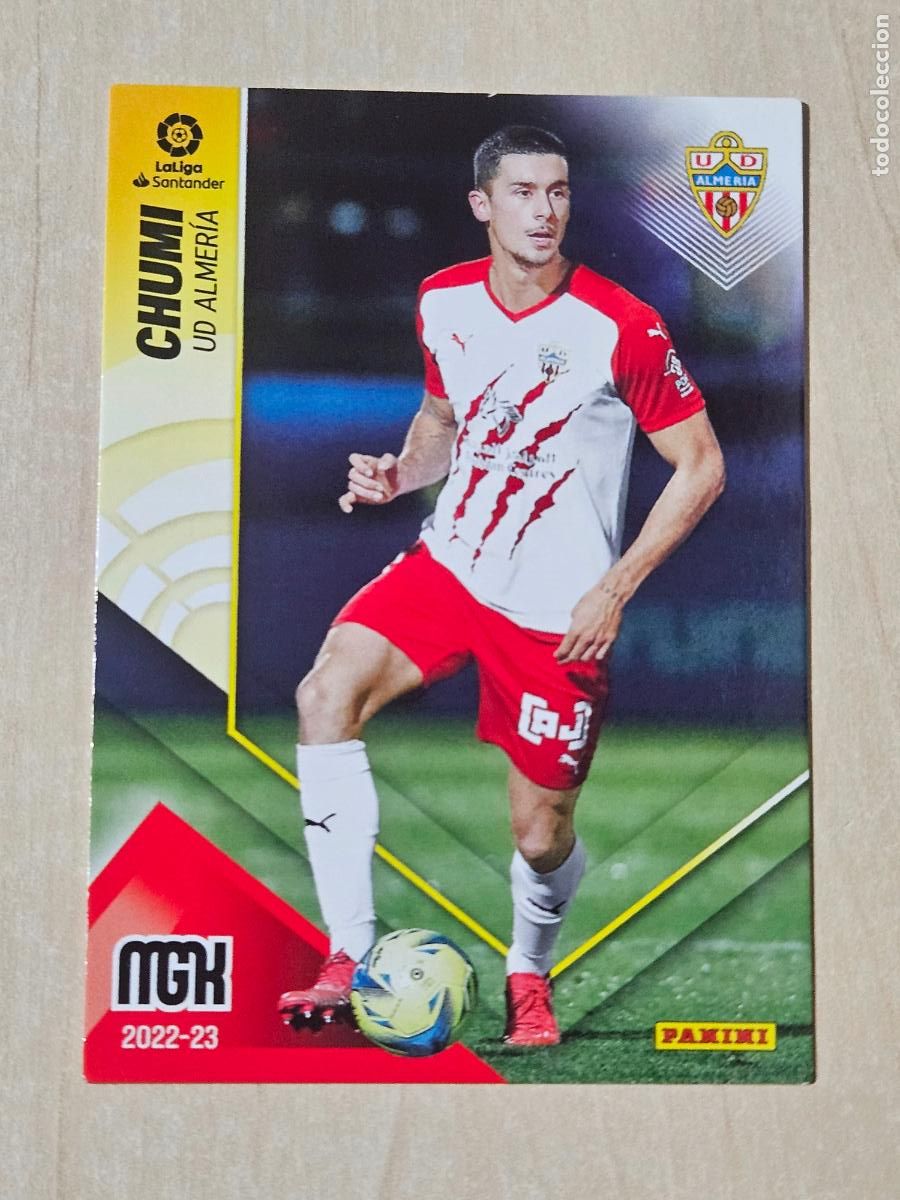Figurine di Calcio: CROMO N&ordm; 15 CHUMI - MEGACRACKS 2022 23 - ALMERIA