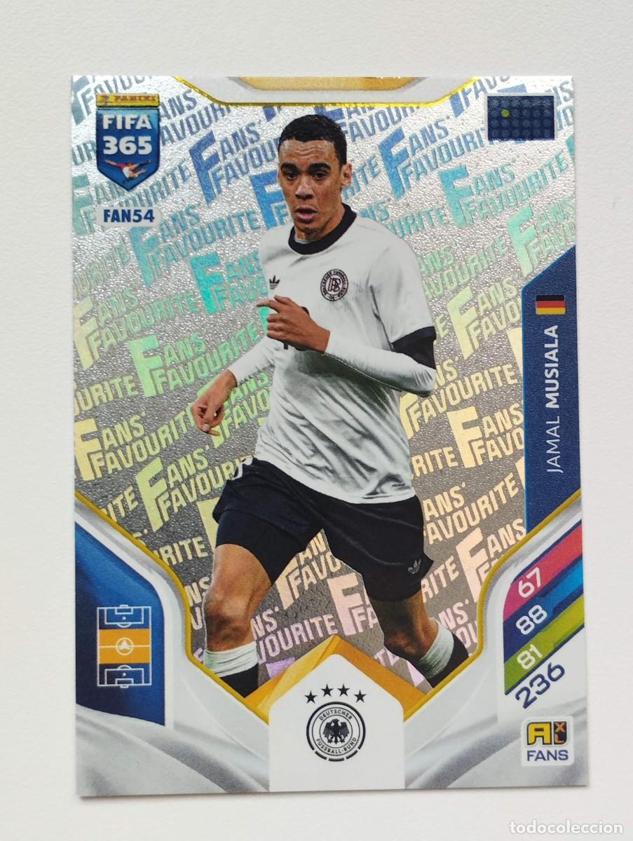 Cromos de F&uacute;tbol: CROMO CARD ADRENALYN FIFA 365 2025 2026 25 26 FANS FAVOURITE FAN54 FAN 54 JAMAL MUSIALA ALEMANIA