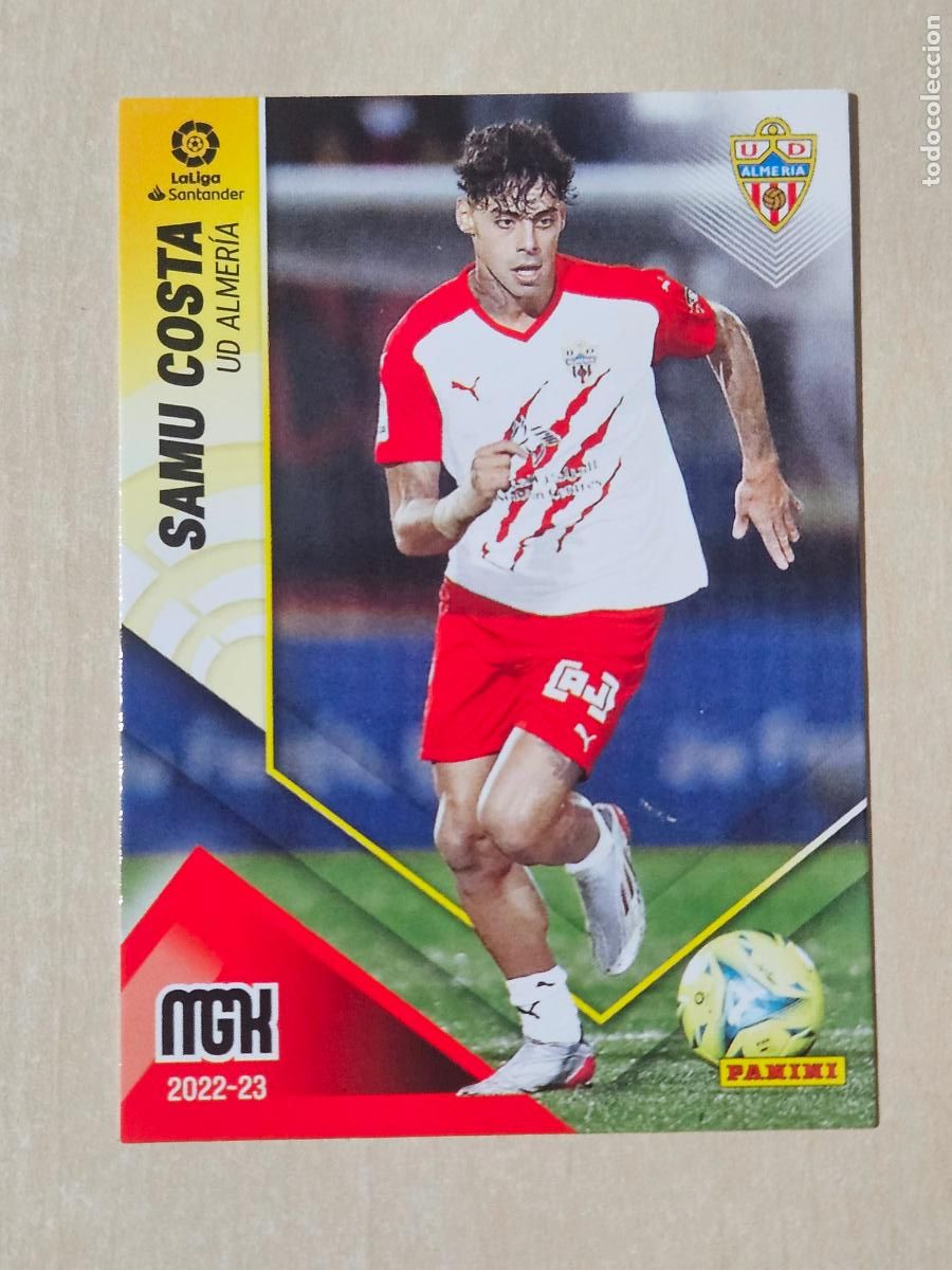 Figurine di Calcio: CROMO N&ordm; 19 SAMU COSTA - MEGACRACKS 2022 23 - ALMERIA