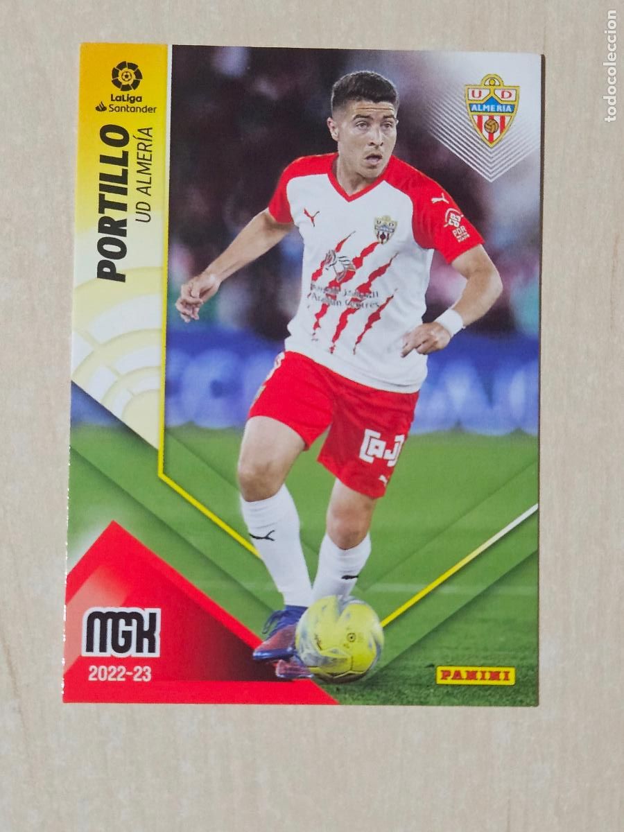 Figurine di Calcio: CROMO N&ordm; 21 PORTILLO - MEGACRACKS 2022 23 - ALMERIA