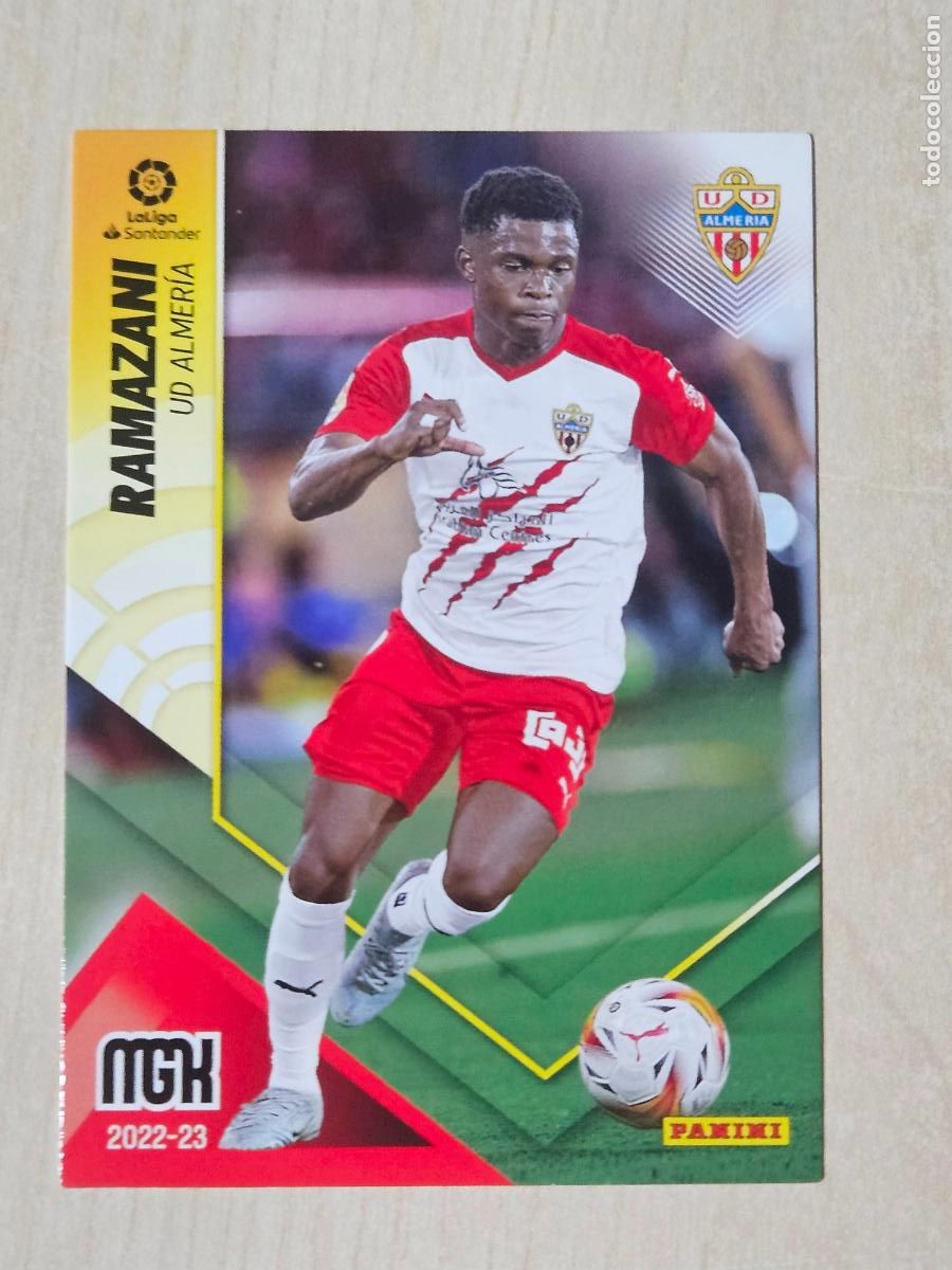 Figurine di Calcio: CROMO N&ordm; 27 RAMAZANI - MEGACRACKS 2022 23 - ALMERIA