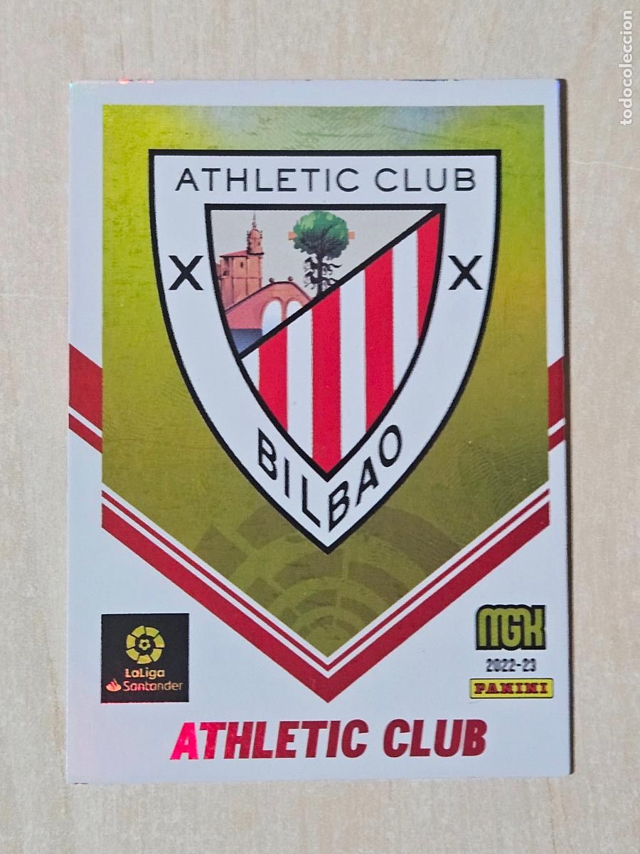 Figurine di Calcio: CROMO N&ordm; 28 ESCUDO - MEGACRACKS 2022 23 - ATHLETIC DE BILBAO