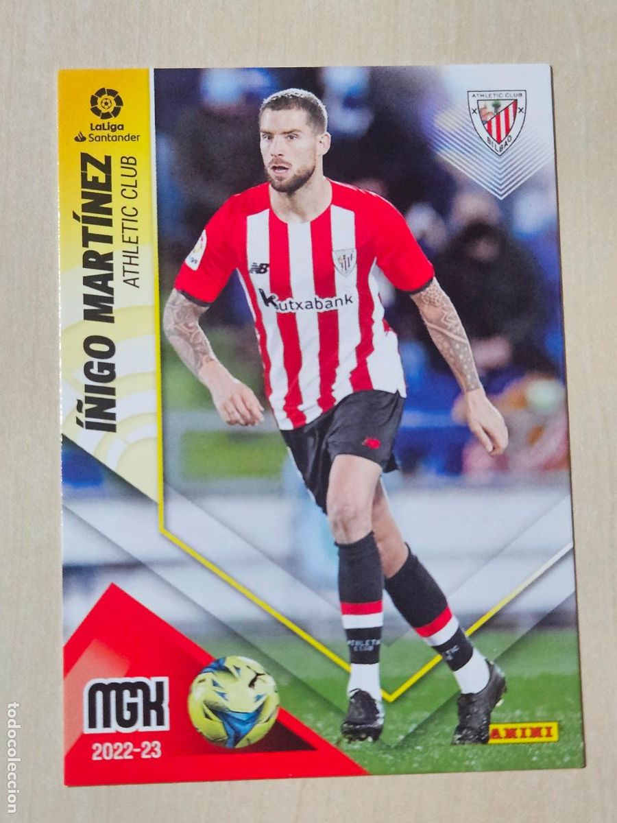 Cromos de F&uacute;tbol: CROMO N&ordm; 32 I&Ntilde;IGO MARTINEZ - MEGACRACKS 2022 23 - ATHLETIC DE BILBAO