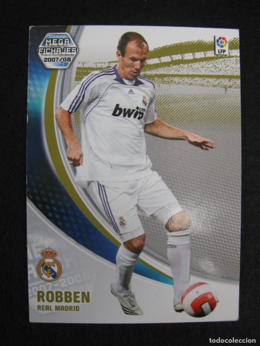 Figurine di Calcio: ROBBEN (REAL MADRID) - N&ordm; 500 - MEGAFICHAJES - MEGACRACKS 2007-2008 - PANINI - 07-08.