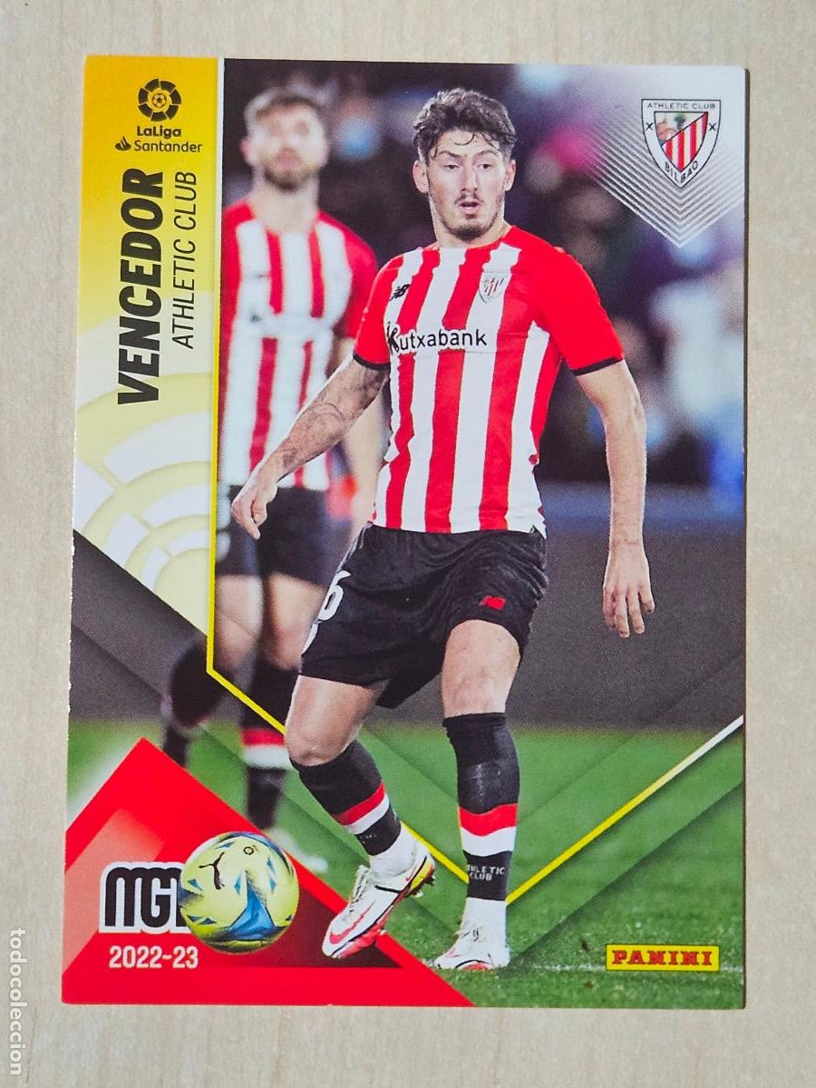 Figurine di Calcio: CROMO N&ordm; 38 UNAI VENCEDOR - MEGACRACKS 2022 23 - ATHLETIC DE BILBAO