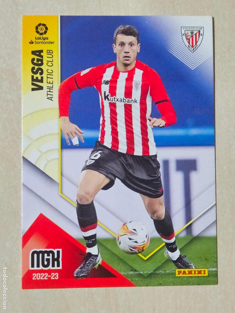 Figurine di Calcio: CROMO N&ordm; 39 VESGA - MEGACRACKS 2022 23 - ATHLETIC DE BILBAO