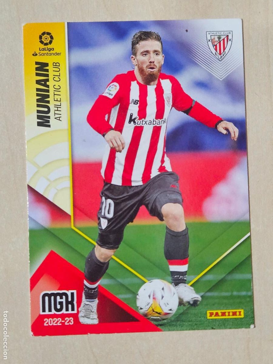 Figurine di Calcio: CROMO N&ordm; 41 MUNIAIN - MEGACRACKS 2022 23 - ATHLETIC DE BILBAO
