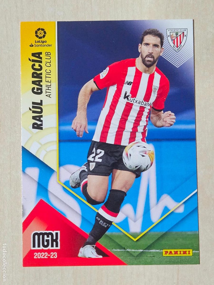 Figurine di Calcio: CROMO N&ordm; 42 RAUL GARCIA - MEGACRACKS 2022 23 - ATHLETIC DE BILBAO
