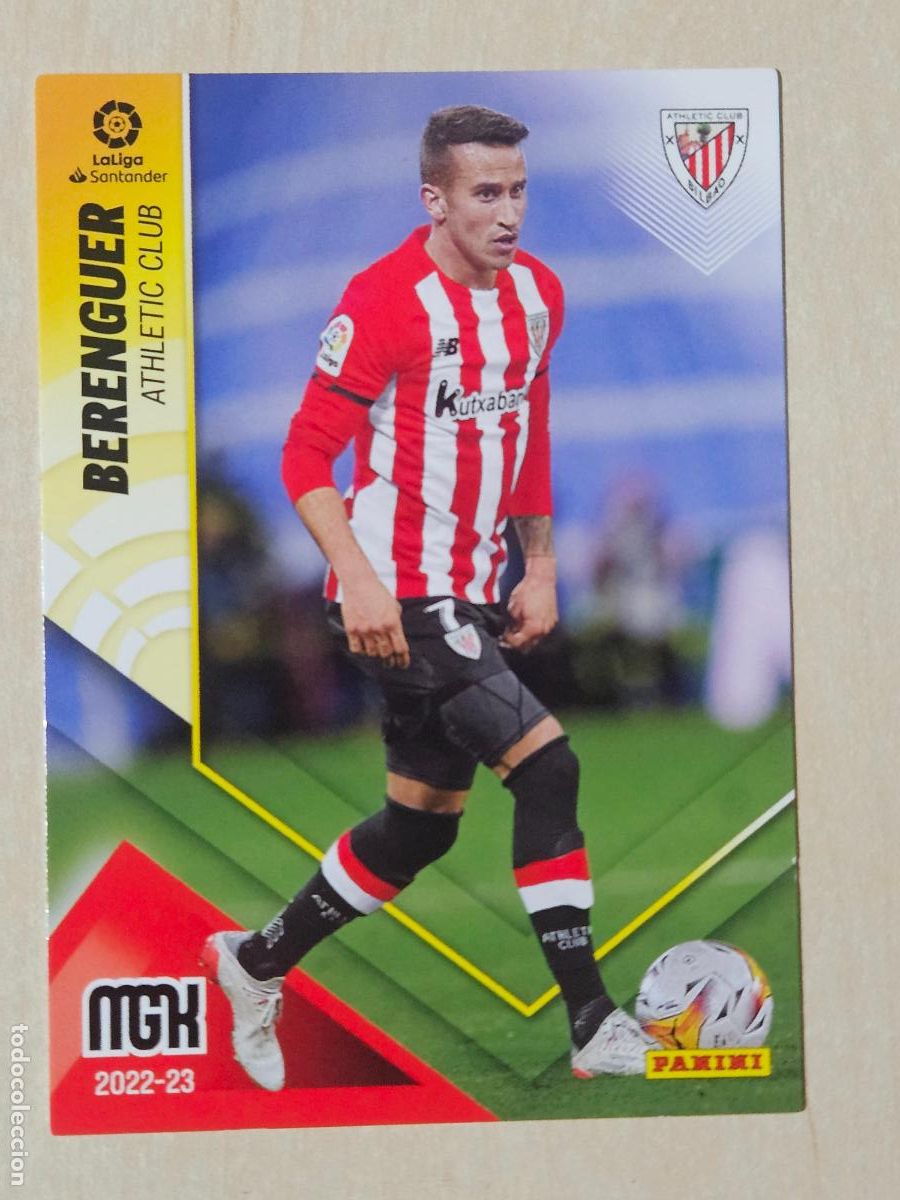 Figurine di Calcio: CROMO N&ordm; 44 BERENGUER - MEGACRACKS 2022 23 - ATHLETIC DE BILBAO