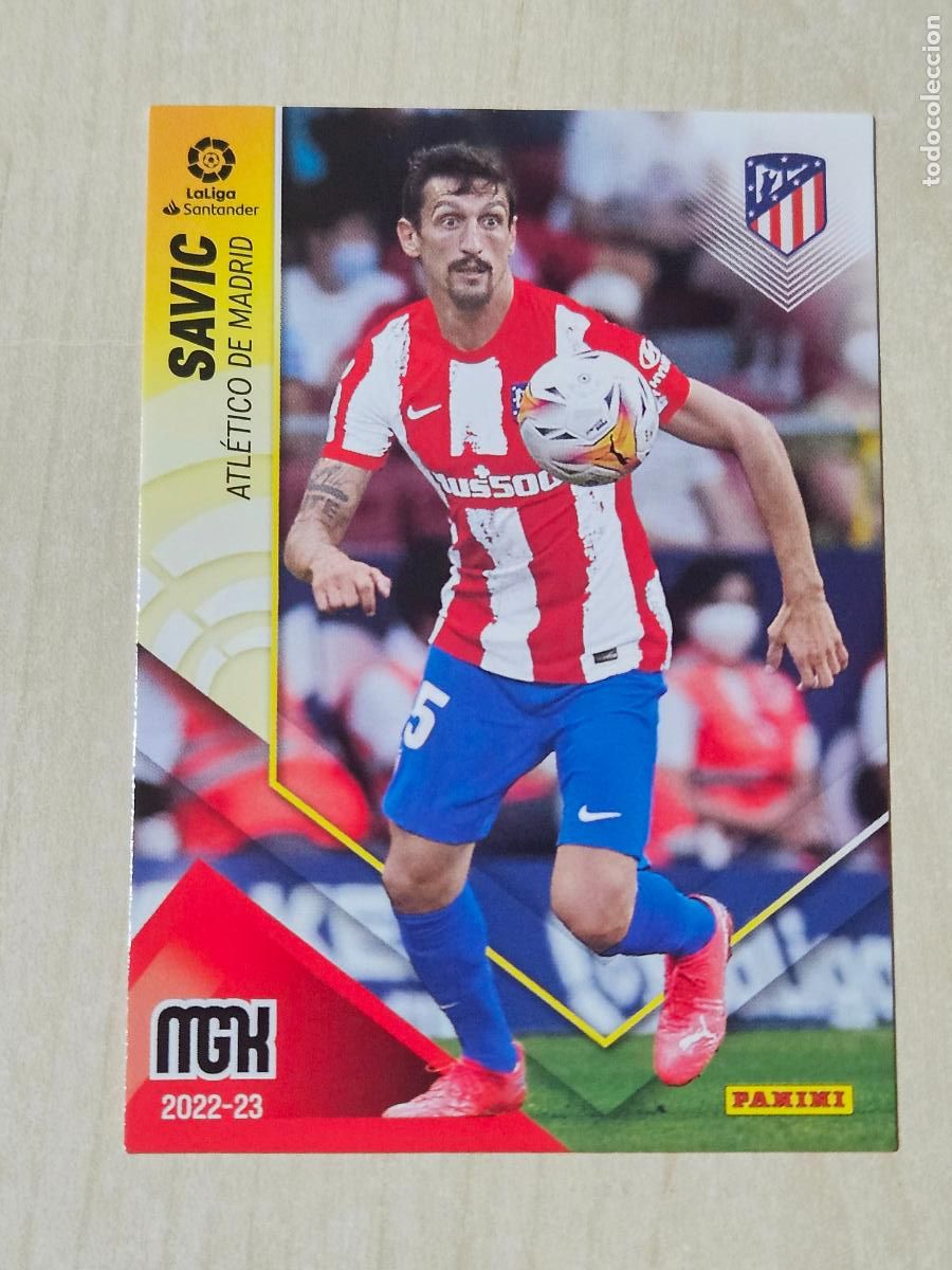 Cromos de Futebol: CROMO N&ordm; 50 SAVIC - MEGACRACKS 2022 23 - ATLETICO DE MADRID