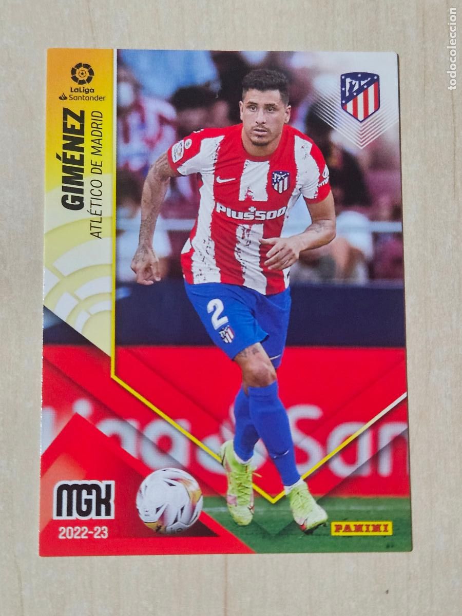 Cromos de Futebol: CROMO N&ordm; 51 GIMENEZ - MEGACRACKS 2022 23 - ATLETICO DE MADRID