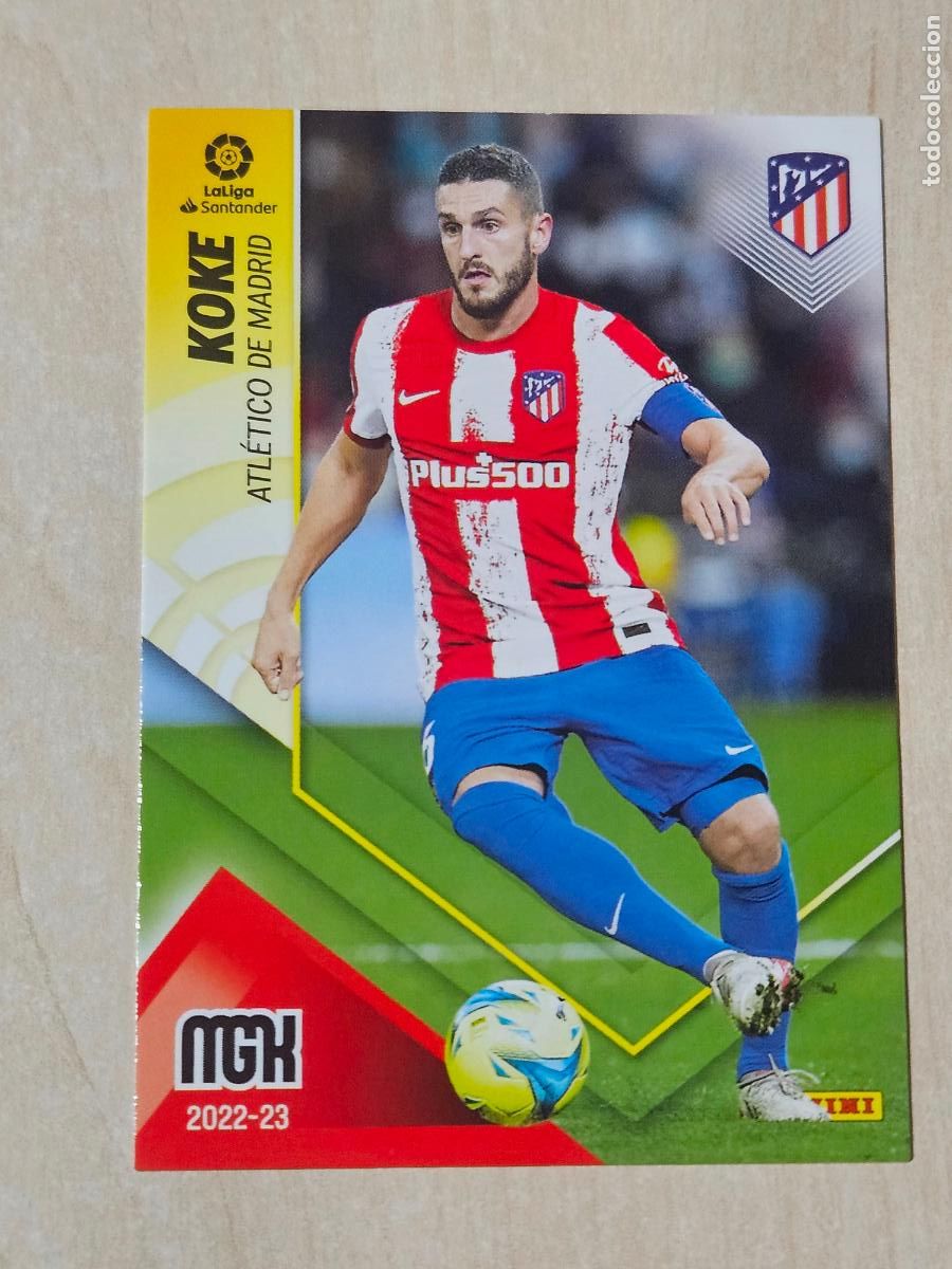 Cromos de Futebol: CROMO N&ordm; 54 KOKE - MEGACRACKS 2022 23 - ATLETICO DE MADRID