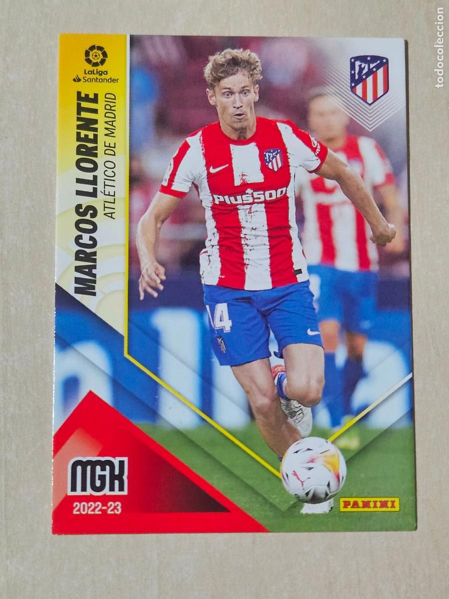 Cromos de Futebol: CROMO N&ordm; 55 MARCOS LLORENTE - MEGACRACKS 2022 23 - ATLETICO DE MADRID