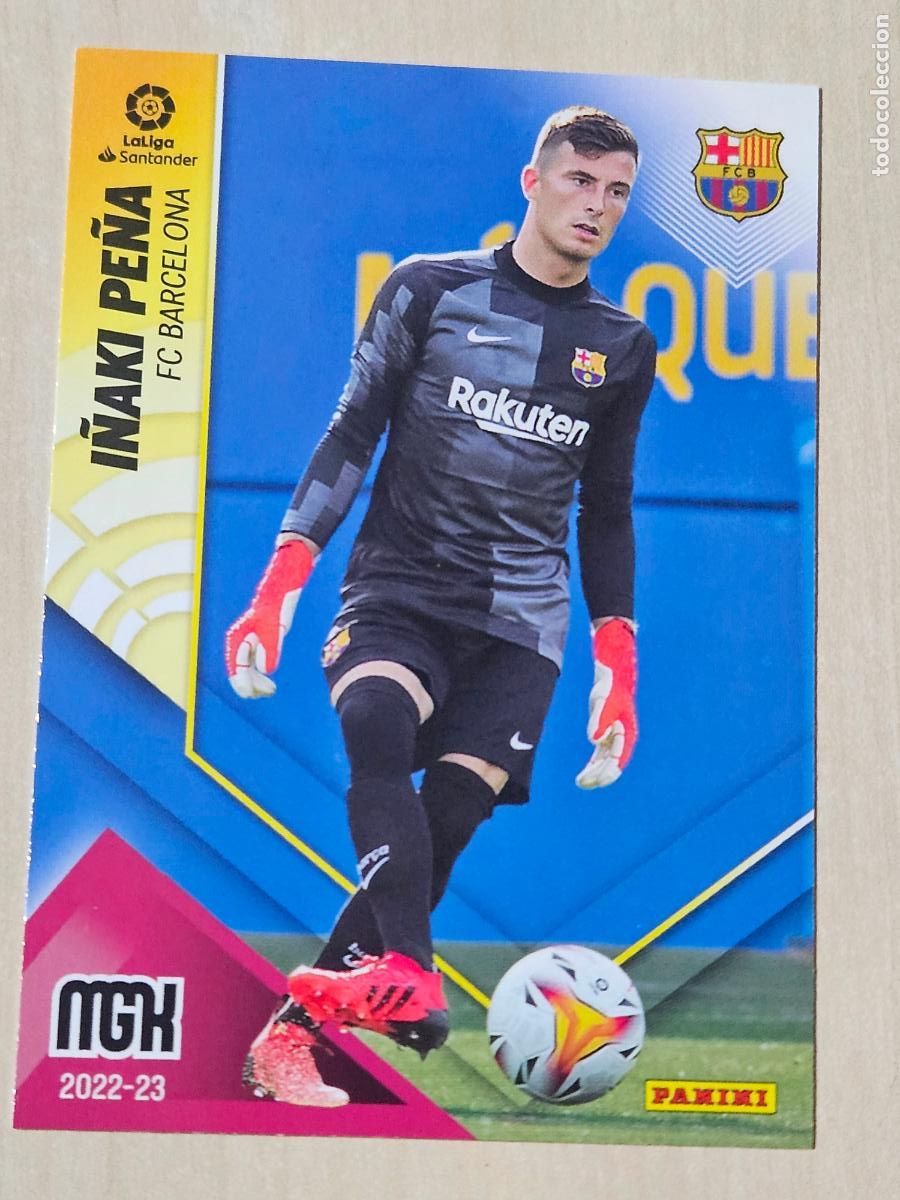 Fu&szlig;ball-Sticker: CROMO N&ordm; 66 I&Ntilde;AKI PE&Ntilde;A - MEGACRACKS 2022 23 -BARCELONA