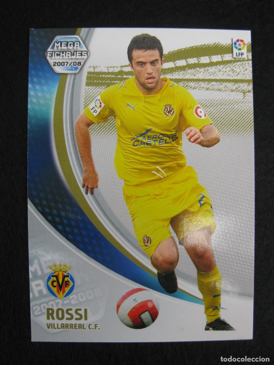 Fu&szlig;ball-Sticker: ROSSI (VILLARREAL C.F.) - N&ordm; 501 - MEGAFICHAJES - MEGACRACKS 2007-2008 - PANINI - 07-08.