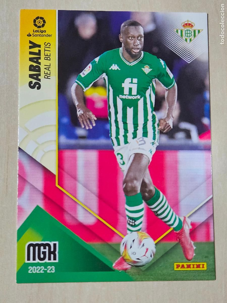 Cromos de F&uacute;tbol: CROMO N&ordm; 85 SABALY - MEGACRACKS 2022 23 - REAL BETIS