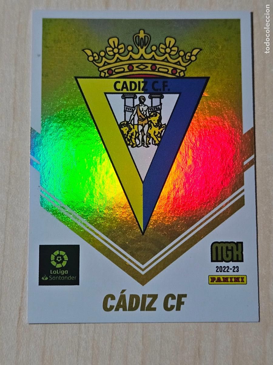 Cromos de F&uacute;tbol: CROMO N&ordm; 100 ESCUDO - MEGACRACKS 2022 23 - CADIZ