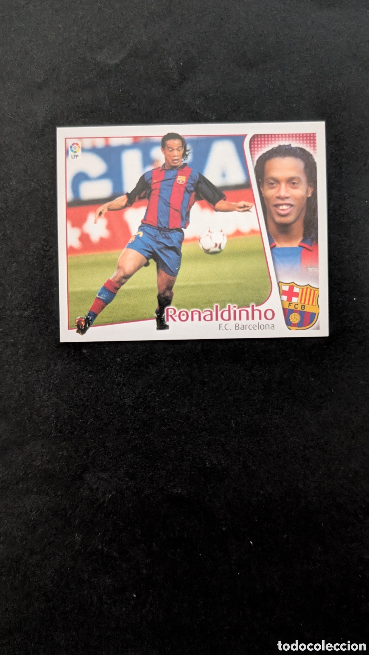 Cromos de F&uacute;tbol: RONALDINHO BARCELONA LIGA ESTE 2004/05 04 05 NUNCA PEGADO SIN PEGAR
