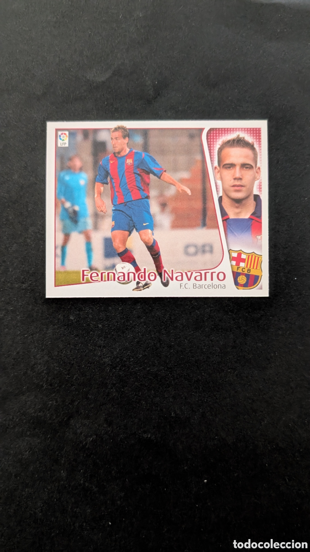 Cromos de F&uacute;tbol: FERNANDO NAVARRO BARCELONA LIGA ESTE 2004/05 04 05 NUNCA PEGADO SIN PEGAR