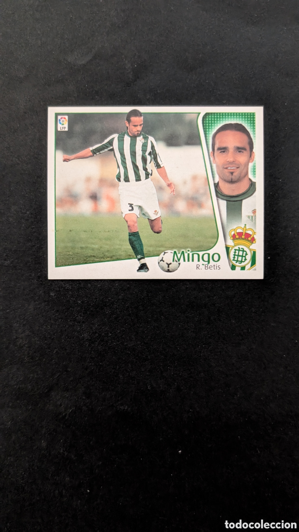 Fu&szlig;ball-Sticker: MINGO BAJA BETIS LIGA ESTE 2004/05 04 05 NUNCA PEGADO SIN PEGAR