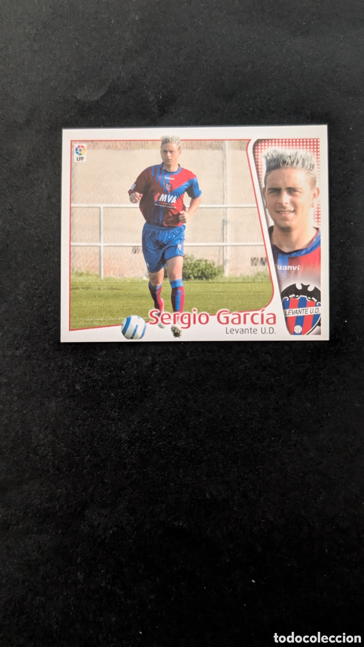 Fu&szlig;ball-Sticker: SERGIO GARCIA LEVANTE LIGA ESTE 2004/05 04 05 NUNCA PEGADO SIN PEGAR