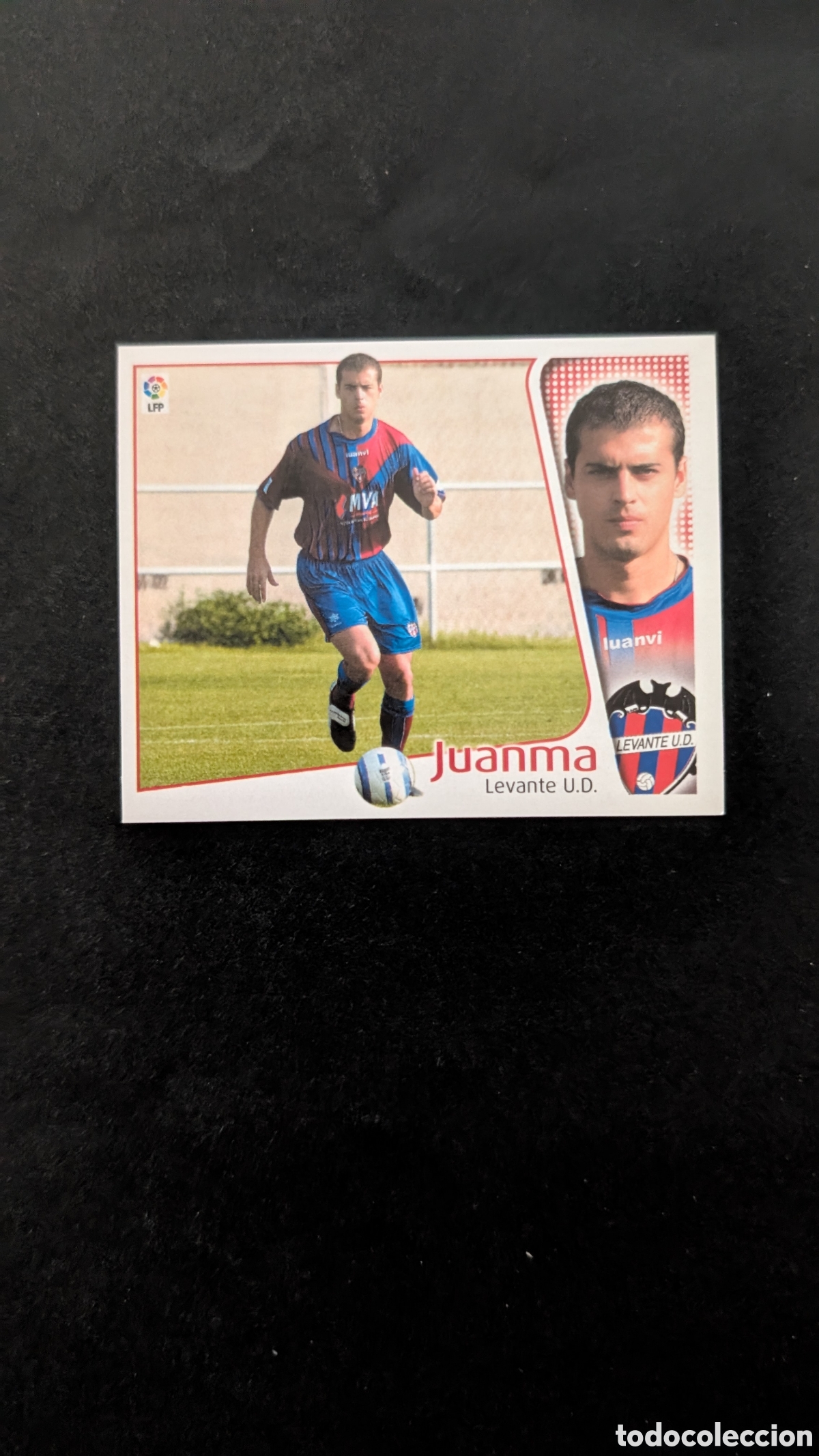 Fu&szlig;ball-Sticker: JUANMA LEVANTE LIGA ESTE 2004/05 04 05 NUNCA PEGADO SIN PEGAR