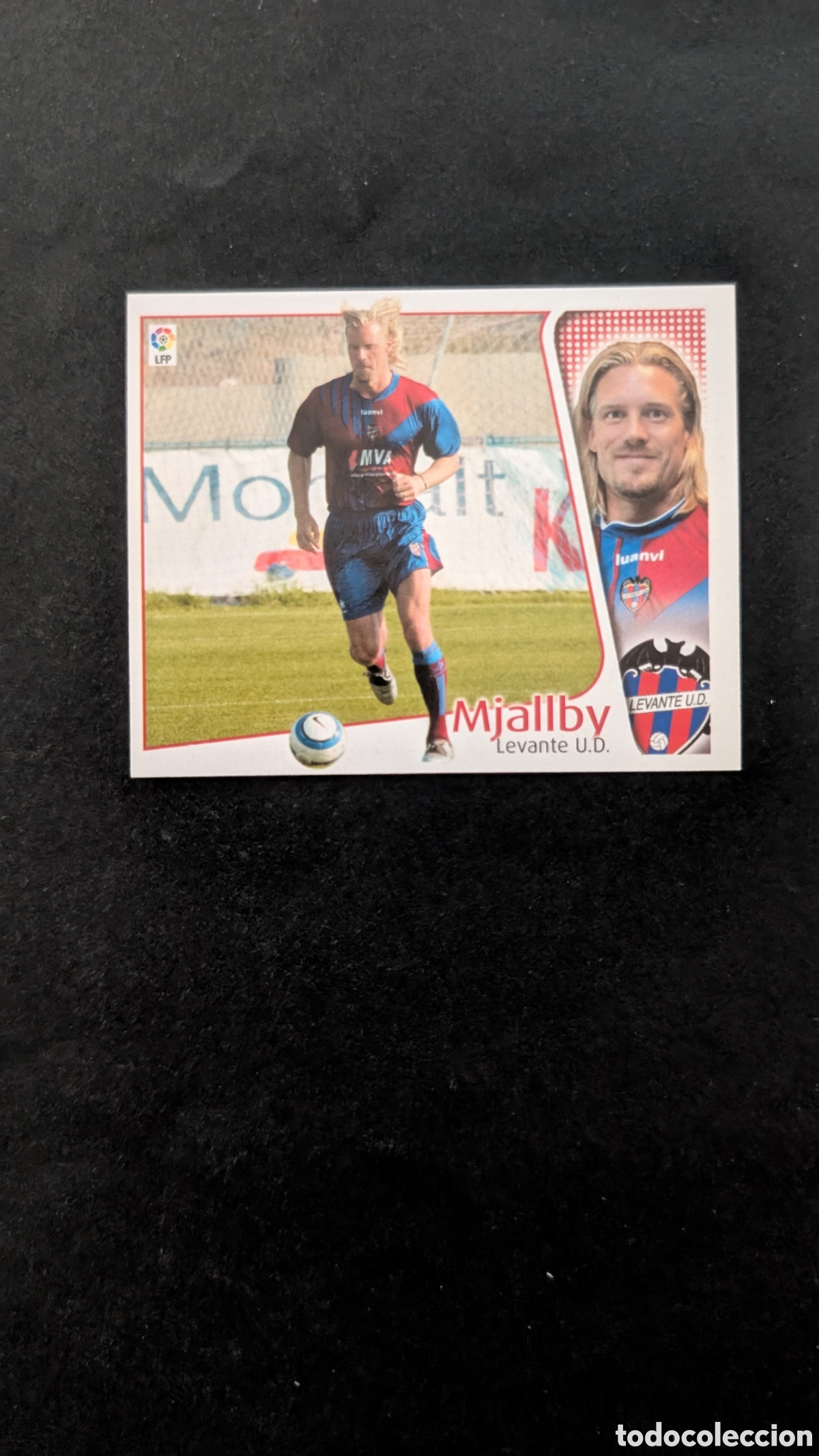 Fu&szlig;ball-Sticker: MJALLBY LEVANTE LIGA ESTE 2004/05 04 05 NUNCA PEGADO SIN PEGAR