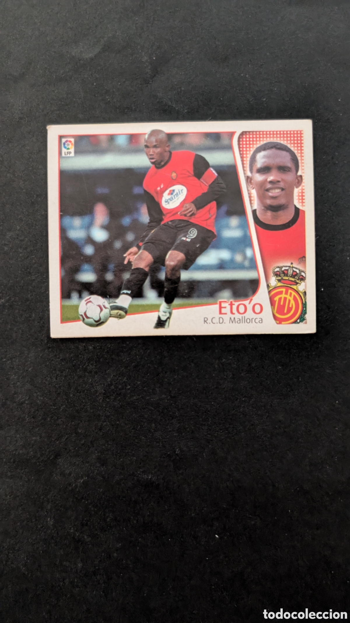 Cromos de F&uacute;tbol: ETOO ETO'O MALLORCA BAJA LIGA ESTE 2004/05 04 05 NUNCA PEGADO SIN PEGAR