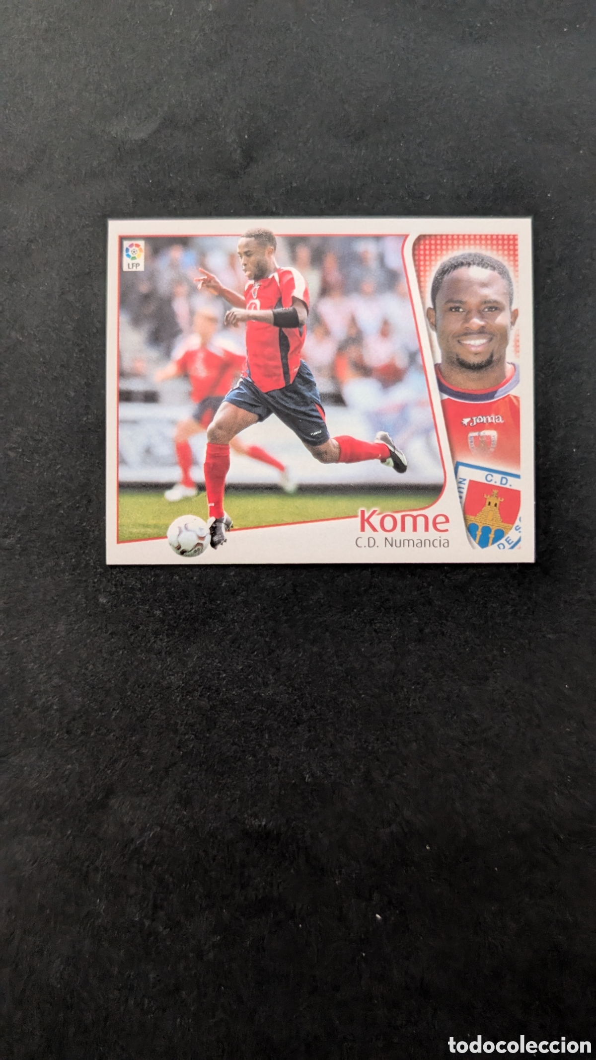 Cromos de Futebol: KOME BAJA NUMANCIA LIGA ESTE 2004/05 04 05 NUNCA PEGADO SIN PEGAR