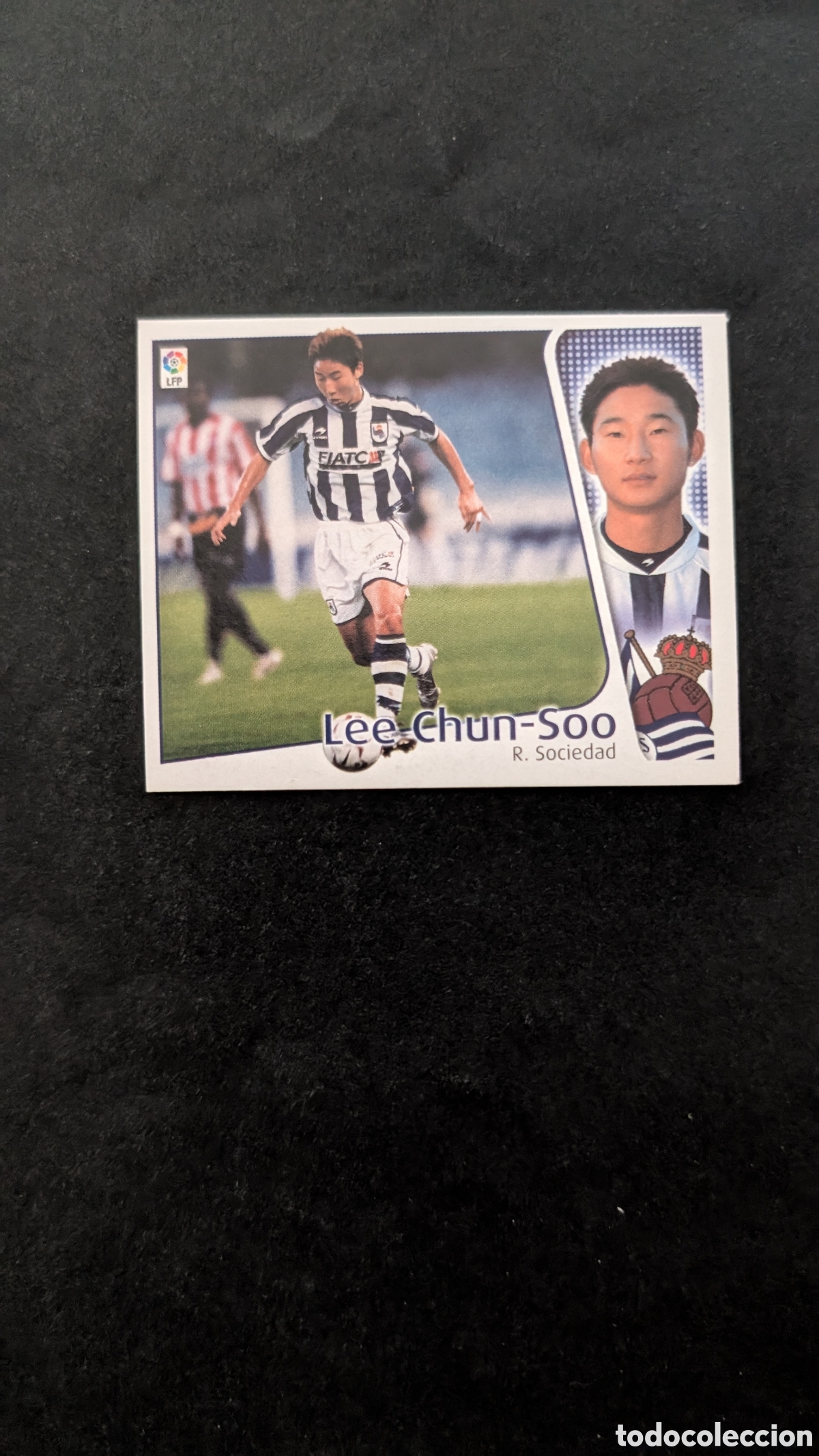 Fu&szlig;ball-Sticker: LEE CHUN SOO REAL SOCIEDAD BAJA LIGA ESTE 2004/05 04 05 NUNCA PEGADO SIN PEGAR