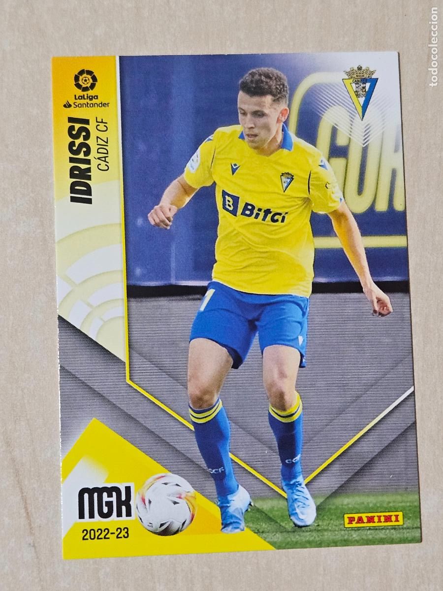 Cromos de F&uacute;tbol: CROMO N&ordm; 112 IDRISSI - MEGACRACKS 2022 23 - CADIZ