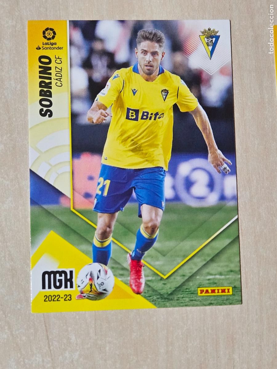 Cromos de F&uacute;tbol: CROMO N&ordm; 115 SOBRINO - MEGACRACKS 2022 23 - CADIZ