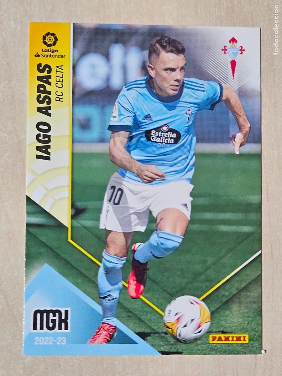 Cromos de F&uacute;tbol: CROMO N&ordm; 135 IAGO ASPAS - MEGACRACKS 2022 23 - REAL CELTA