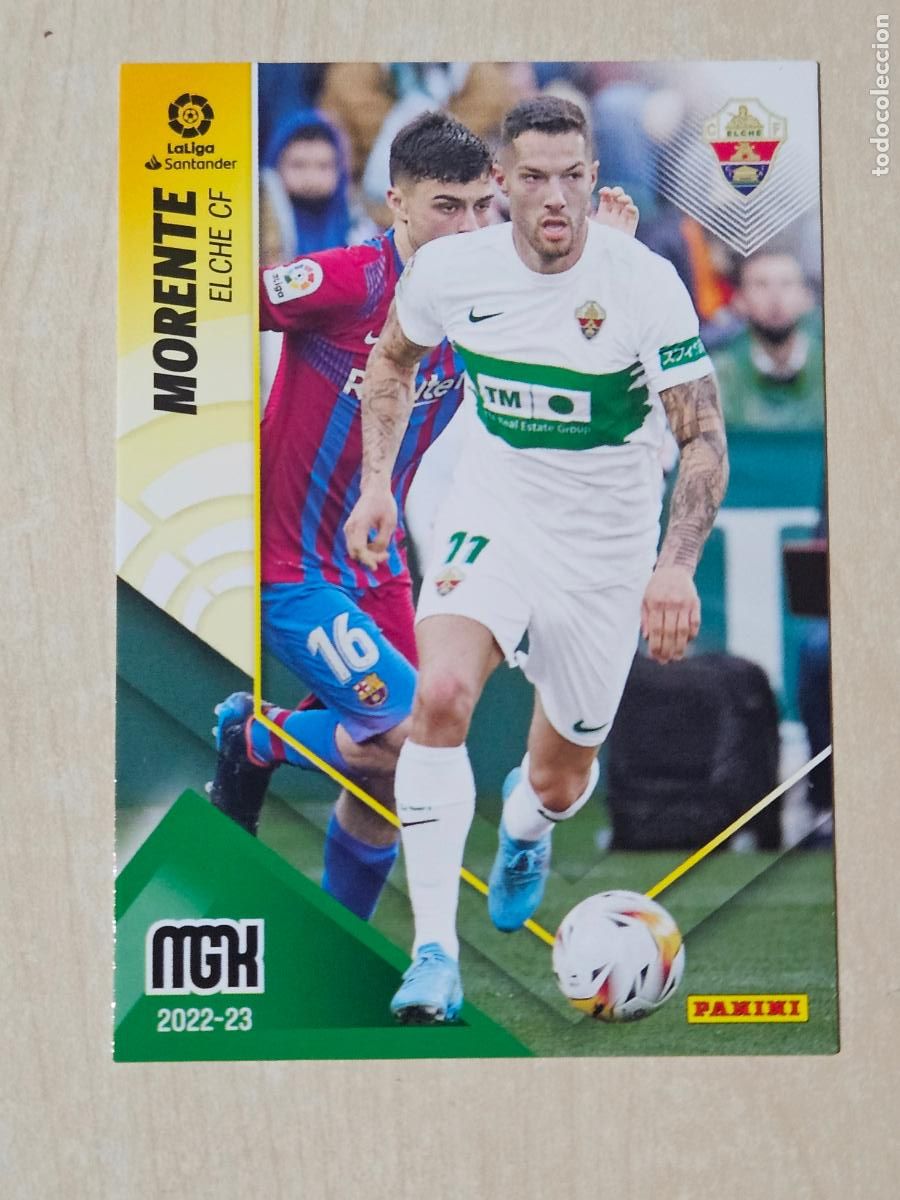 Football Stickers: CROMO N&ordm; 149 MORENTE - MEGACRACKS 2022 23 - ELCHE