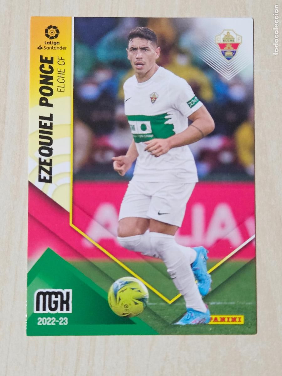 Football Stickers: CROMO N&ordm; 152 EZEQUIEL PONCE - MEGACRACKS 2022 23 - ELCHE