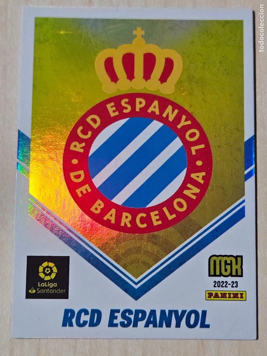Football Stickers: CROMO N&ordm; 154 ESCUDO - MEGACRACKS 2022 23 - ESPANYOL