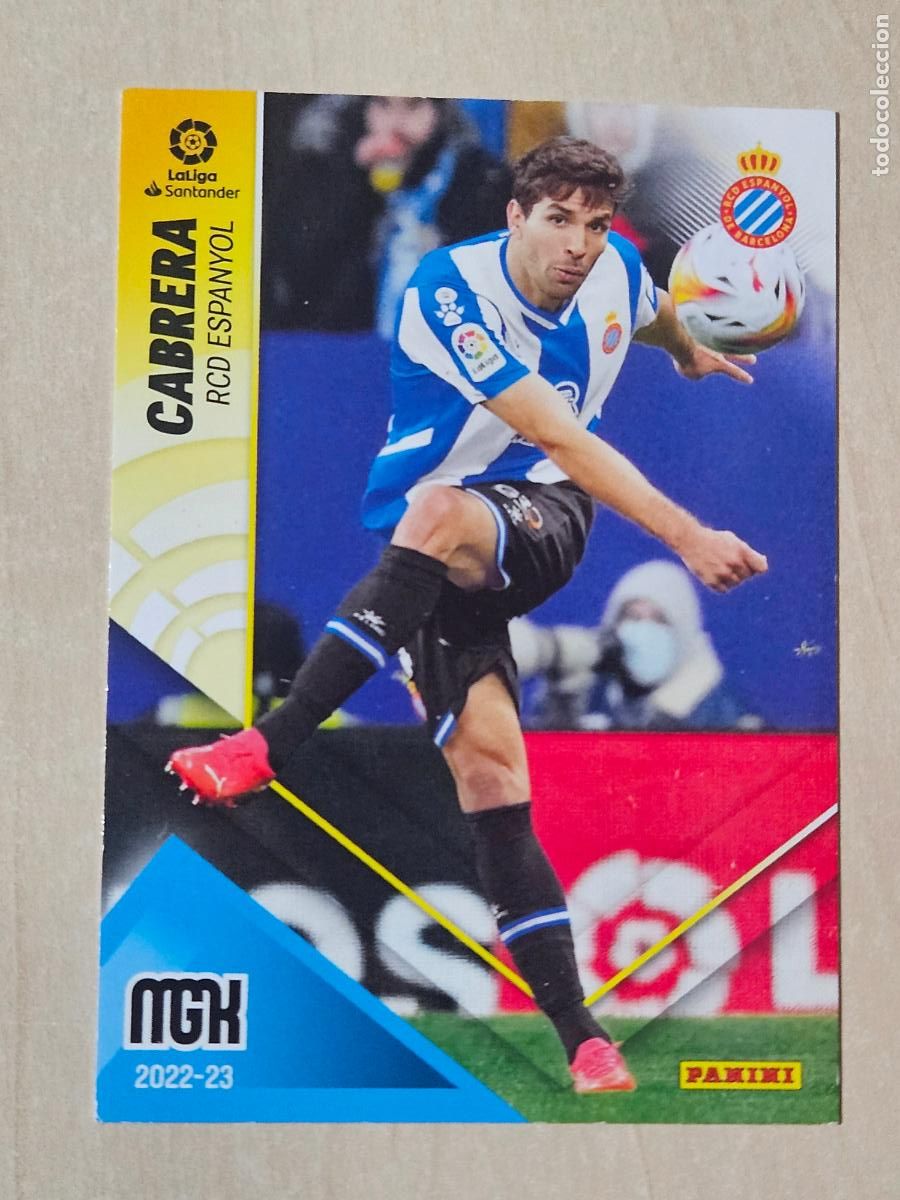 Football Stickers: CROMO N&ordm; 160 CABRERA - MEGACRACKS 2022 23 - ESPANYOL