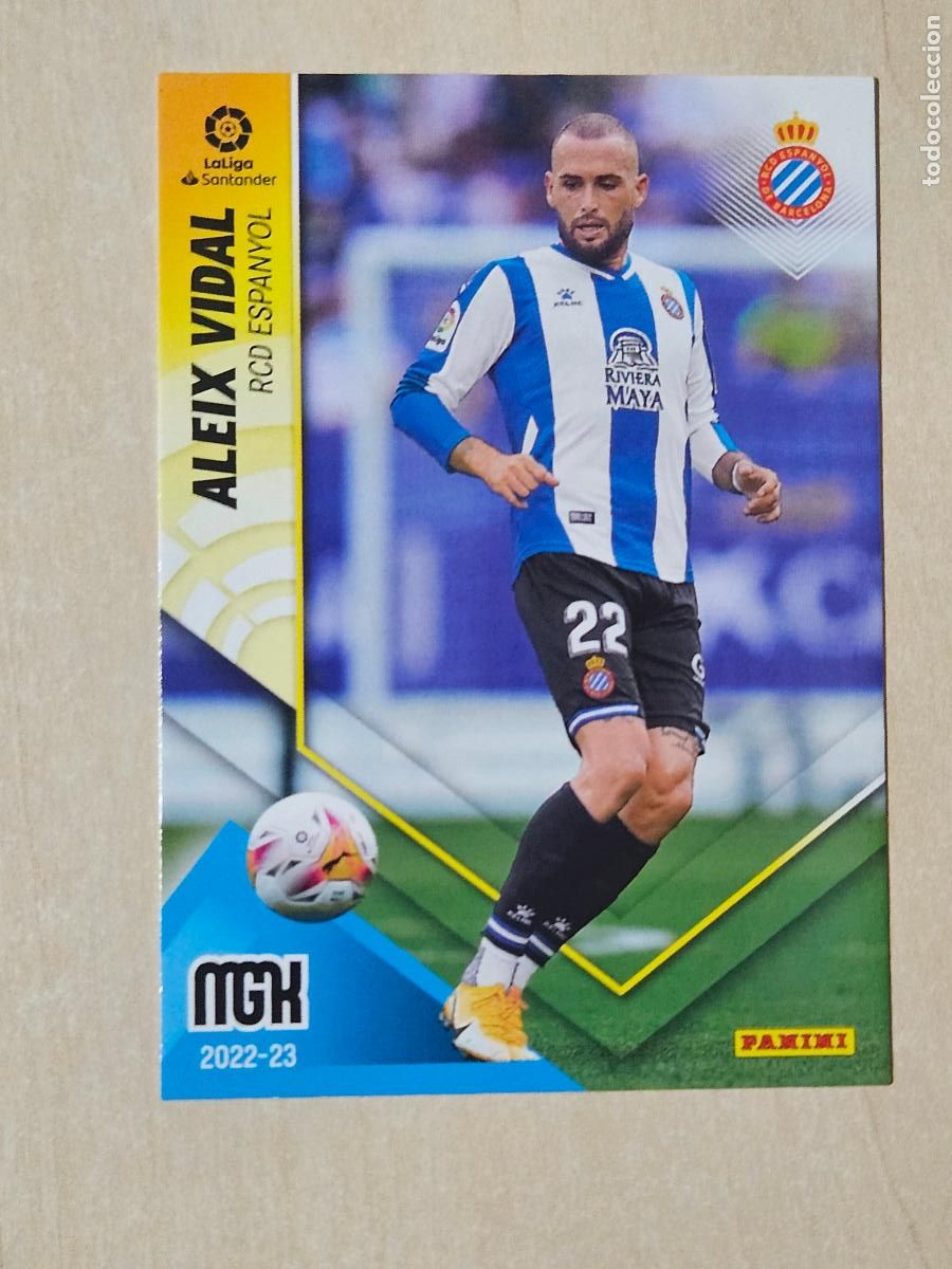 Football Stickers: CROMO N&ordm; 163 ALEIX VIDAL - MEGACRACKS 2022 23 - ESPANYOL