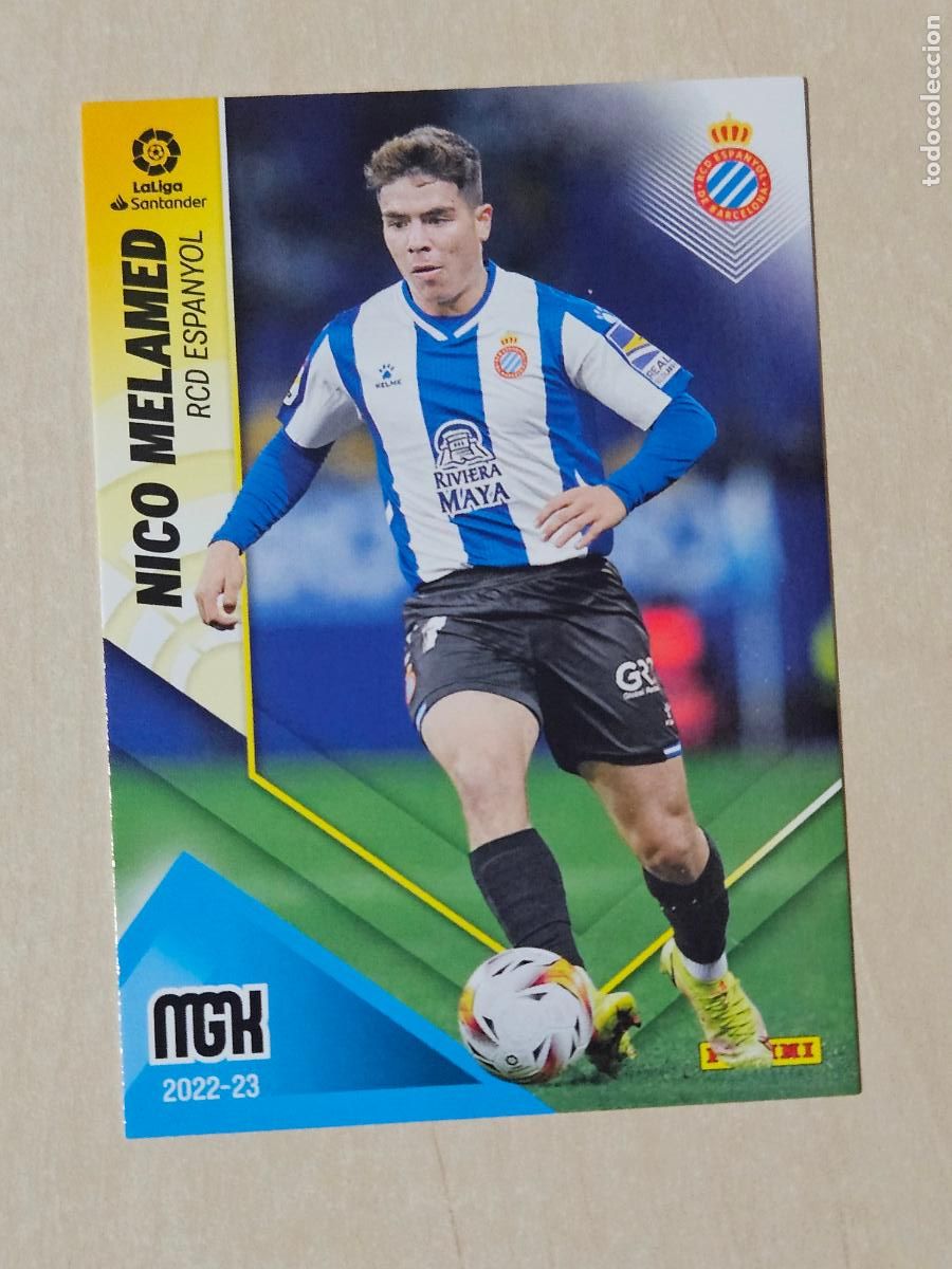 Football Stickers: CROMO N&ordm; 166 NICO MELAMED - MEGACRACKS 2022 23 - ESPANYOL