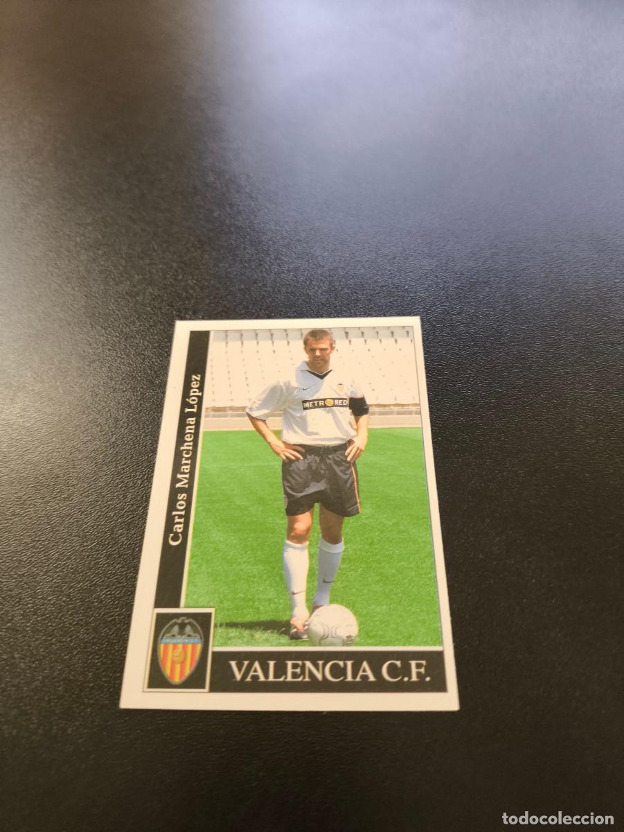 Cromos de F&uacute;tbol: 90 Marchena VALENCIA MUNDICROMO FICHAS LIGA 2001 2002 01 02 NO PANINI ESTE