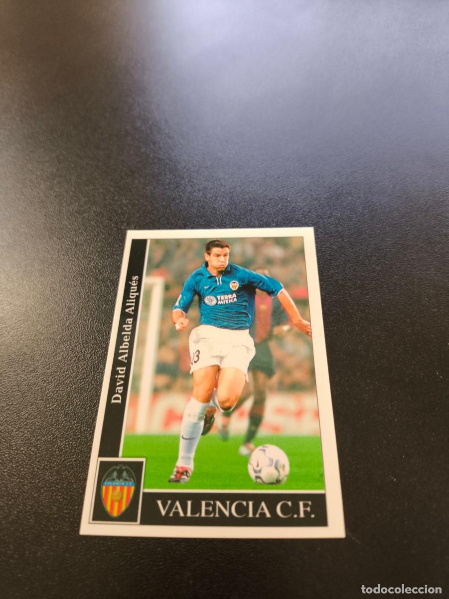 Cromos de F&uacute;tbol: 94 Albelda VALENCIA MUNDICROMO FICHAS LIGA 2001 2002 01 02 NO PANINI ESTE